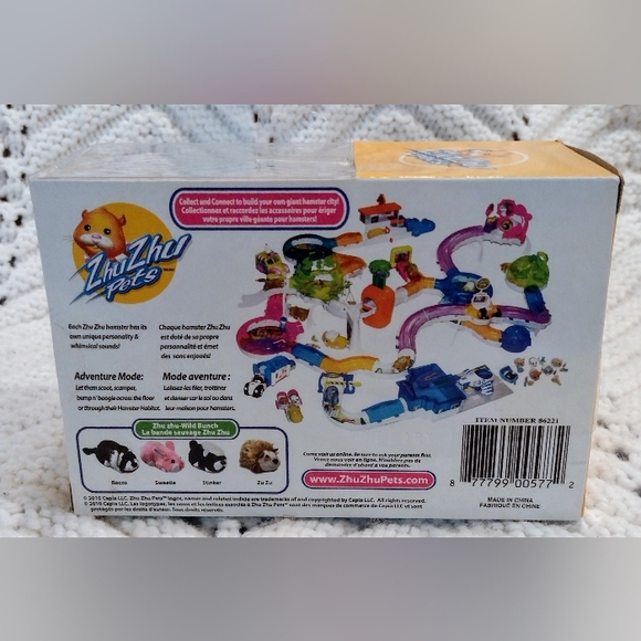 Zhu Zhu Pets Toy Stinker The Skunk Woodland Creatures 2010 New Cepia - Picture 3 of 5